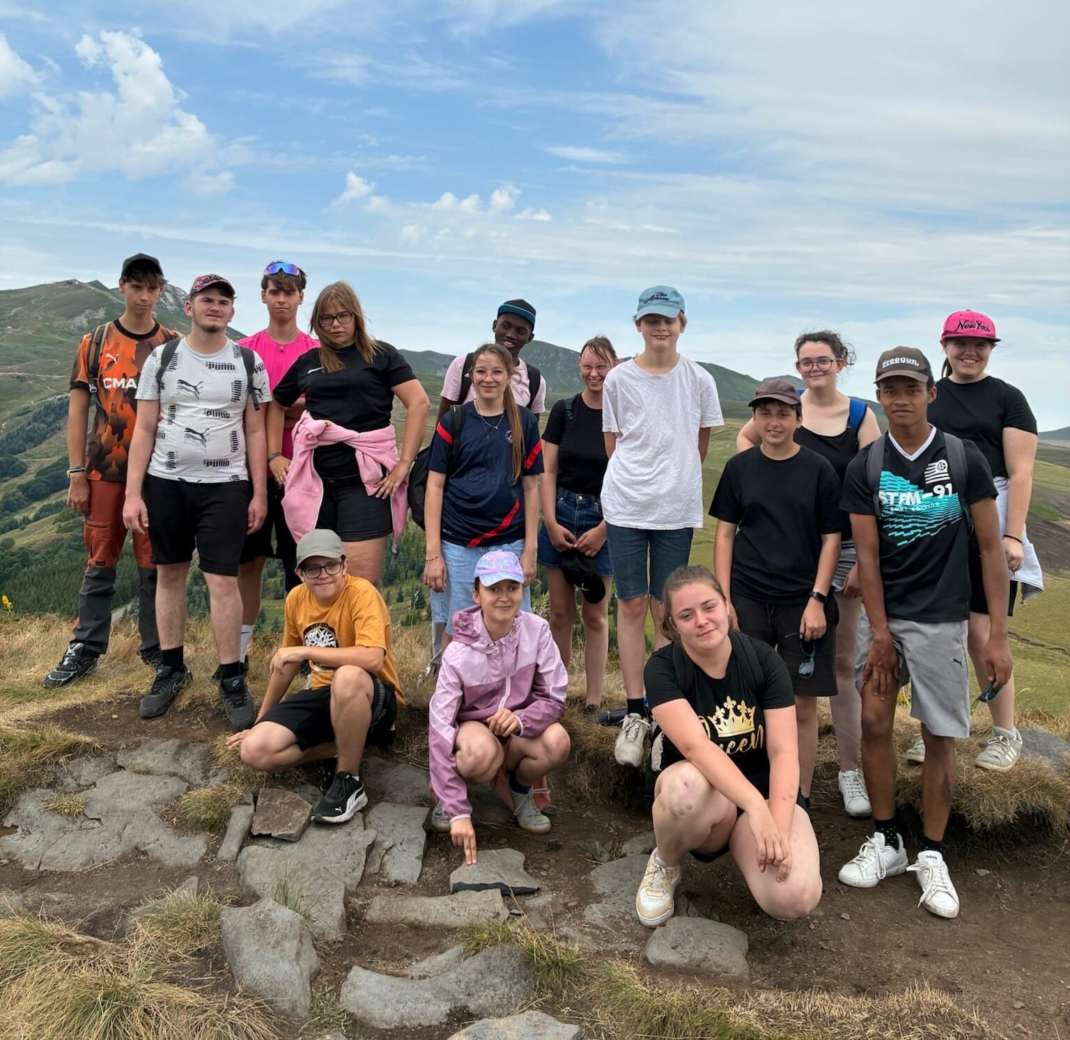 Groupe Camps Ados 2026 La clarté Puy de Dôme